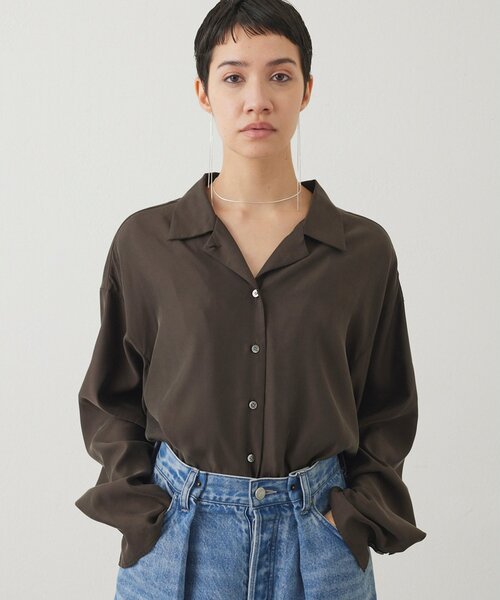 THE PAUSE】フィブリルリラックスシャツ（シャツ/ブラウス）｜THE