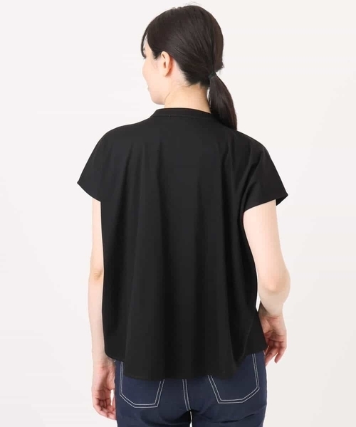 tシャツ ラッフルタイデザインカットソー/接触冷感/洗える/WEB限定サイズあり レディース ラッフルタイデザインカットソー/接触冷感/洗える/WEB限定サイズ