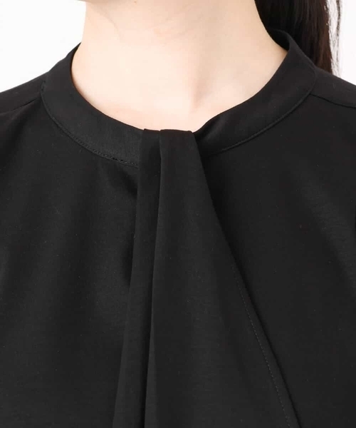 OFUON le MK（オフオンルエムケー）の「ラッフルタイデザインカットソー/接触冷感/洗える/WEB限定サイズあり（Tシャツ/カットソー・レディース・ピンク系その他/ブラック/ホワイト・38/36）」の12枚目の写真