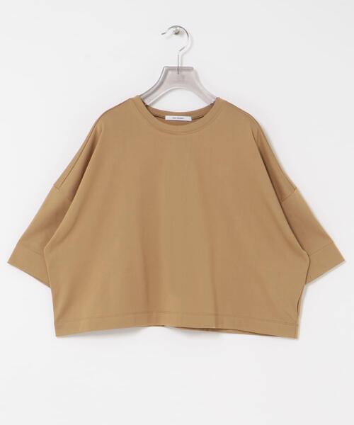 URBAN RESEARCH(アーバンリサーチ)の「ハーフスリーブワイドカットソー(Tシャツ/カットソー・レディース・ホワイト/オレンジ系その他/ブラック・FREE)」の20枚目の写真