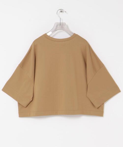 URBAN RESEARCH(アーバンリサーチ)の「ハーフスリーブワイドカットソー(Tシャツ/カットソー・レディース・ホワイト/オレンジ系その他/ブラック・FREE)」の22枚目の写真