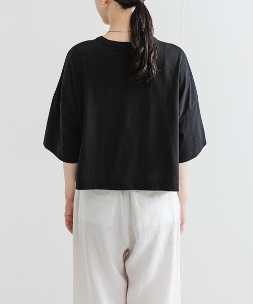【アーバンリサーチ】ハーフスリーブワイドカットソー セール】ハーフスリーブワイドカットソー（Tシャツ/カットソー