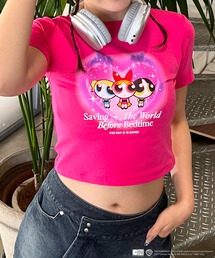 【THE POWERPUFF GIRLS】ショート丈Tシャツ