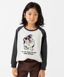 chil2 | 綿100％ プリント ラグランTシャツ(Tシャツ/カットソー)