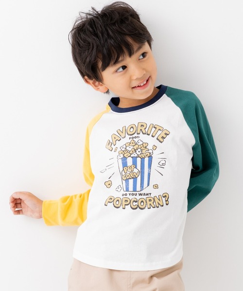 chil2（チルツー）の「綿100％ プリント ラグランTシャツ（Tシャツ/カットソー・キッズ・I/B/G/A/H/J/C/D/E/F・130cm/140cm/80ｃｍ/90cm/100cm/110cm/120cm）」の10枚目の写真