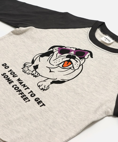 chil2（チルツー）の「綿100％ プリント ラグランTシャツ（Tシャツ/カットソー・キッズ・I/B/G/A/H/J/C/D/E/F・130cm/140cm/80ｃｍ/90cm/100cm/110cm/120cm）」の18枚目の写真