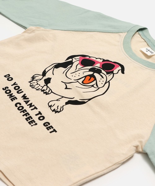 chil2（チルツー）の「綿100％ プリント ラグランTシャツ（Tシャツ/カットソー・キッズ・I/B/G/A/H/J/C/D/E/F・130cm/140cm/80ｃｍ/90cm/100cm/110cm/120cm）」の19枚目の写真