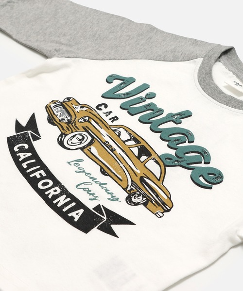 chil2（チルツー）の「綿100％ プリント ラグランTシャツ（Tシャツ/カットソー・キッズ・I/B/G/A/H/J/C/D/E/F・130cm/140cm/80ｃｍ/90cm/100cm/110cm/120cm）」の21枚目の写真