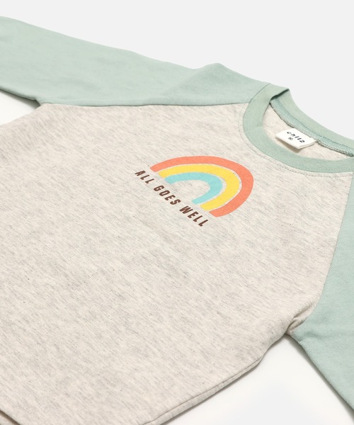 chil2（チルツー）の「綿100％ プリント ラグランTシャツ（Tシャツ/カットソー・キッズ・I/B/G/A/H/J/C/D/E/F・130cm/140cm/80ｃｍ/90cm/100cm/110cm/120cm）」の22枚目の写真