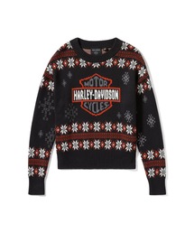 Harley-Davidson ハーレー ニット 刺繍 ハーレーホリデーセーター（ニット/セーター）｜Harley-Davidson