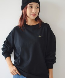 【ビームスの百名品】【別注】LACOSTE / ロングスリーブ クルーネック Tシャツ