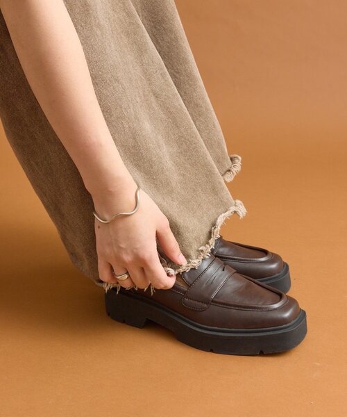 ボリュームソールローファー（ローファー）｜mystic