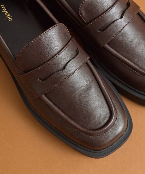 mystic（ミスティック）の「ボリュームソールローファー（ローファー・レディース・ブラック/ブラウン・38/36/37）」の5枚目の写真