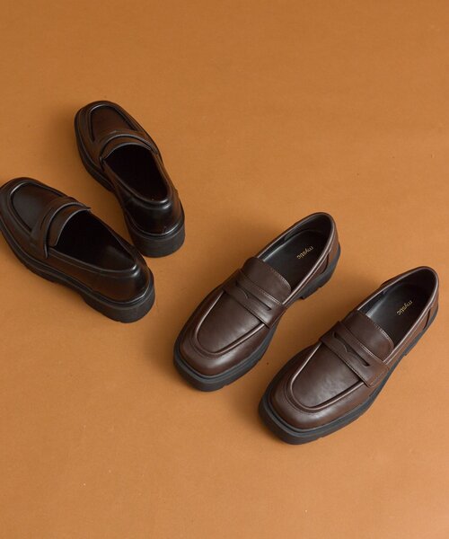 mystic（ミスティック）の「ボリュームソールローファー（ローファー・レディース・ブラック/ブラウン・38/36/37）」の4枚目の写真