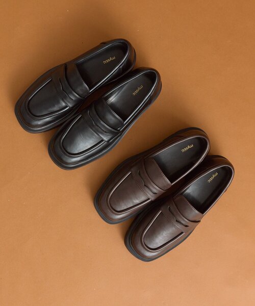 mystic（ミスティック）の「ボリュームソールローファー（ローファー・レディース・ブラック/ブラウン・38/36/37）」の3枚目の写真