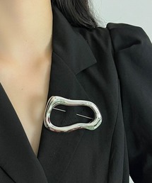 Forcement（フォースメント）の「大人かわいいメタルフレームブローチ（ブローチ/コサージュ）」