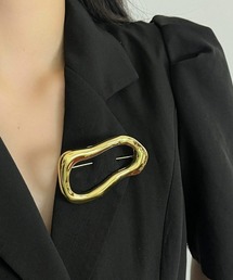 Forcement（フォースメント）の「大人かわいいメタルフレームブローチ（ブローチ/コサージュ）」