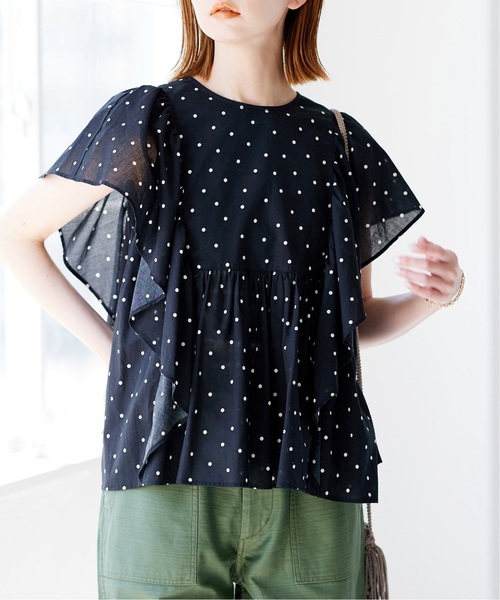JOURNAL STANDARD ブラウン フリル 半袖ブラウス 完売品 JOURNAL STANDARD ブラウン フリル 半袖ブラウス 完売品 - メルカリ