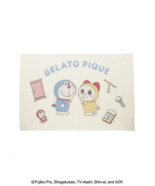 新品タグ ステッカー付 ドラえもん × ジェラートピケ ジャガードブランケット ドラえもん】ジャガードブランケット（ブランケット）｜gelato