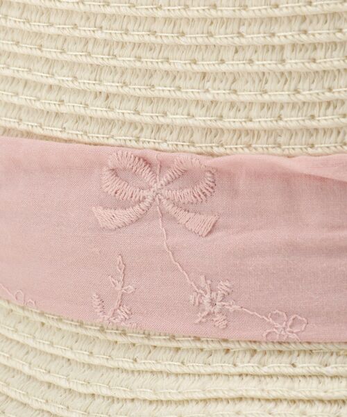 SHOO・LA・RUE（シューラルー）の「リボンブレードハット（ハット・キッズ・アイボリー/ベージュ・99）」の8枚目の写真