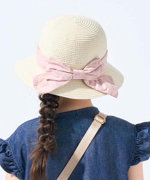 SHOO・LA・RUE（シューラルー）の「リボンブレードハット（ハット・キッズ・アイボリー/ベージュ・99）」の9枚目の写真