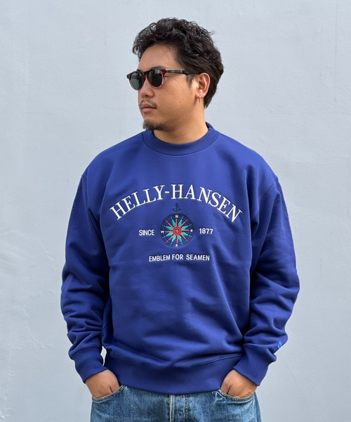 HELLY HANSEN（ヘリーハンセン）の「【HELLY HANSEN】TSC Sweat（スウェット・メンズ・オフホワイト/ブルー・MEDIUM/LARGE/X-LARGE）」の2枚目の写真