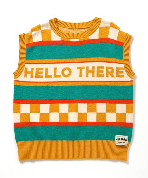 BREEZE（ブリーズ）の「【Im Jelly！】ジャガードニットベスト_ジュニア対応（ベスト・キッズ・イエロー/ブルー・100/120/140/90）」の12枚目の写真