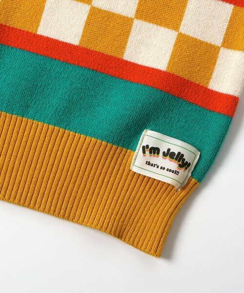 BREEZE（ブリーズ）の「【Im Jelly！】ジャガードニットベスト_ジュニア対応（ベスト・キッズ・イエロー/ブルー・100/120/140/90）」の16枚目の写真