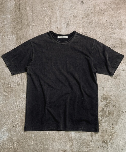 Coffee & Cigarettes(コーヒーアンドシガレッツ)の「7D19 クラシック バインダーリブ ピグメントTシャツ(Tシャツ/カットソー・メンズ・カーキ/ブラック/ネイビー・FREE)」の4枚目の写真