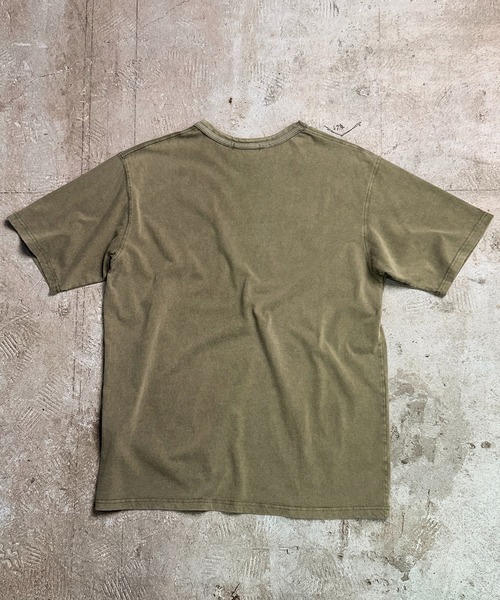 Coffee & Cigarettes(コーヒーアンドシガレッツ)の「7D19 クラシック バインダーリブ ピグメントTシャツ(Tシャツ/カットソー・メンズ・カーキ/ブラック/ネイビー・FREE)」の7枚目の写真