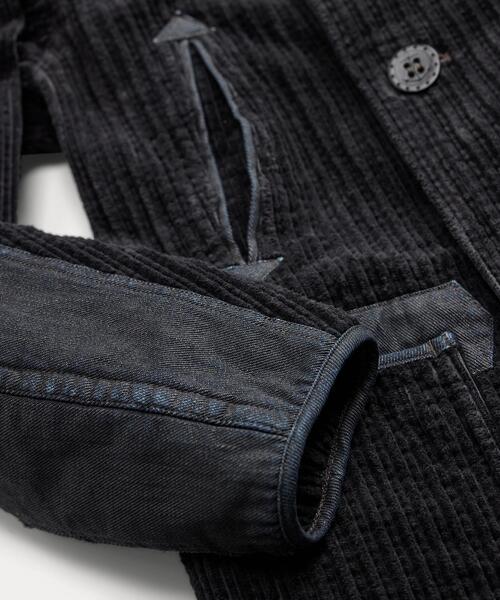 セール】デニムトリム コーデュロイ ピーコート（ピーコート）｜RRL