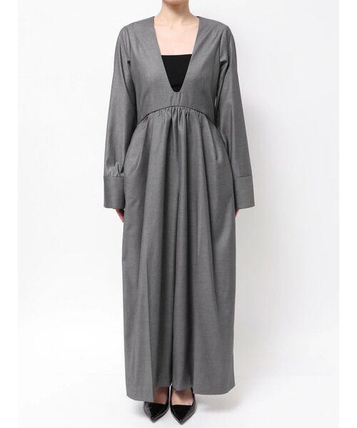 ELENDEEK(エレンディーク)の「ディープネックオールインワン(つなぎ/オールインワン・レディース・ブラック/グレー・02/01)」の16枚目の写真