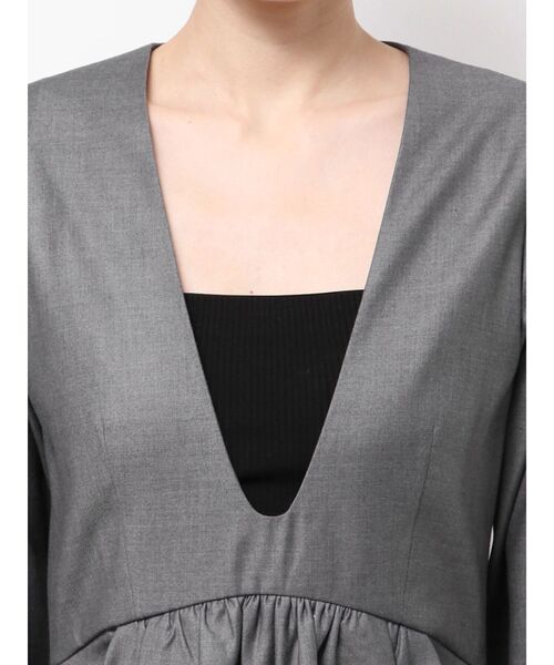 ELENDEEK(エレンディーク)の「ディープネックオールインワン(つなぎ/オールインワン・レディース・ブラック/グレー・02/01)」の19枚目の写真