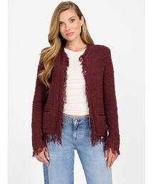 Guess | LS Kaesi Boucle Jacket ジャケット レディース(ノーカラージャケット)