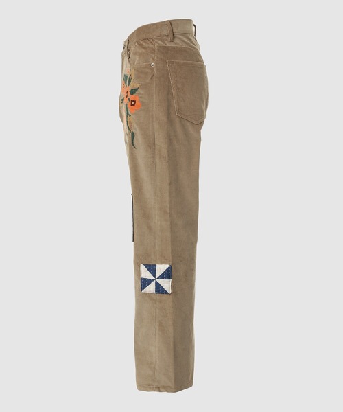 Embroidery-design pants（その他パンツ）｜KHOKI（コッキ）の