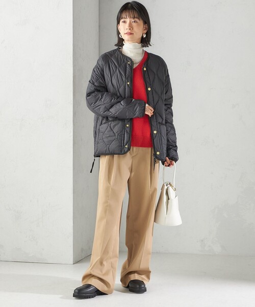 SHIPS別注】TAION:〈手洗い可能〉リブ マルチ WAY ダウン ジャケット