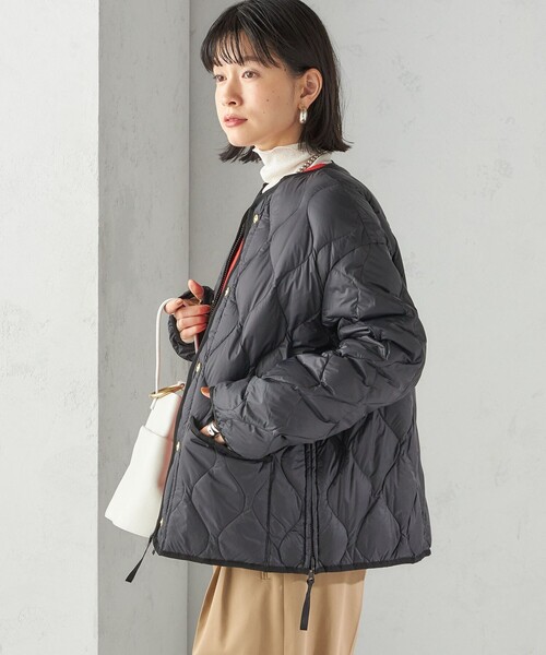 SHIPS別注】TAION:〈手洗い可能〉リブ マルチ WAY ダウン ジャケット