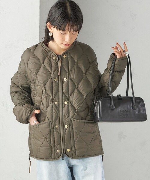 SHIPS別注】TAION:〈手洗い可能〉リブ マルチ WAY ダウン ジャケット