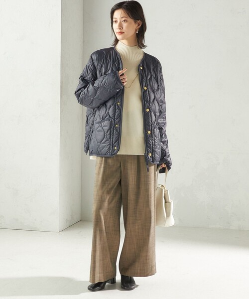 SHIPS別注】TAION:〈手洗い可能〉リブ マルチ WAY ダウン ジャケット