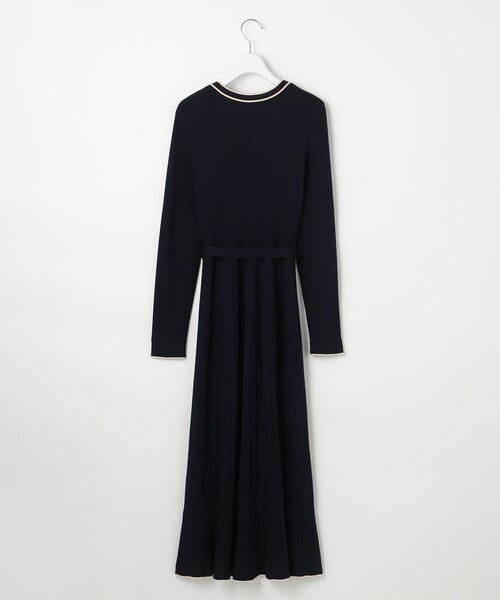 セール】バイカラーデザインニット ワンピース（ワンピース）｜ANY SIS