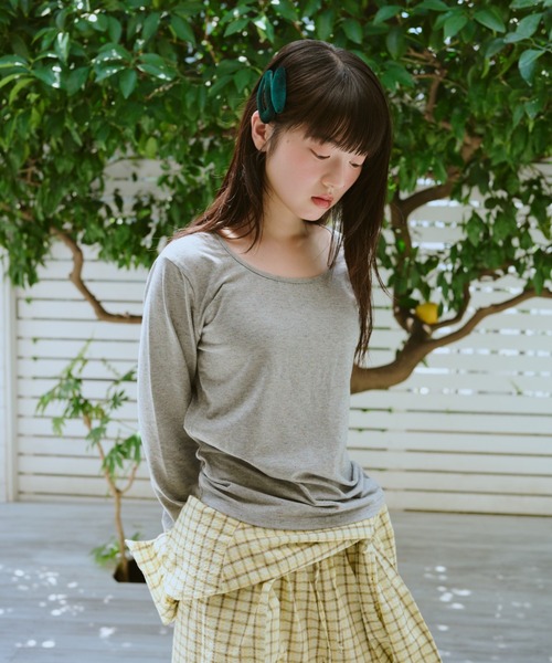 common gull products.(コモンガルプロダクツ)の「甘味のネップロンTEE秋(Tシャツ/カットソー・レディース・ブラック系/ホワイト系/グレー系・SMALL/LARGE/MEDIUM)」の8枚目の写真