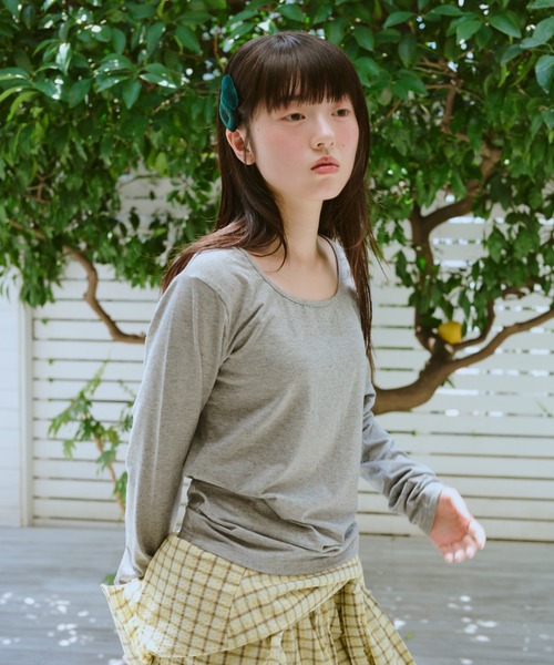 common gull products.(コモンガルプロダクツ)の「甘味のネップロンTEE秋(Tシャツ/カットソー・レディース・ブラック系/ホワイト系/グレー系・SMALL/LARGE/MEDIUM)」の11枚目の写真