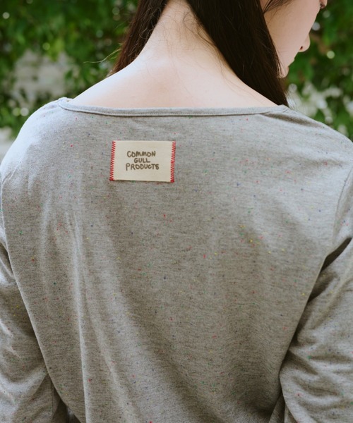 common gull products.(コモンガルプロダクツ)の「甘味のネップロンTEE秋(Tシャツ/カットソー・レディース・ブラック系/ホワイト系/グレー系・SMALL/LARGE/MEDIUM)」の16枚目の写真