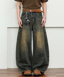 ヴィンテージ加工 カーブデニムパンツ WO25W1PT01【WB ORIGINALS】【2025AW】