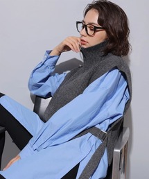Arpege story アルページュストーリー　グリッター　ロゴニット　グレー 𝐍𝐞𝐰 𝐢𝐭𝐞𝐦♡ ☑︎配色デザインニットジャケット No