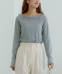 flower | スウィートチュールトップ(Tシャツ/カットソー)