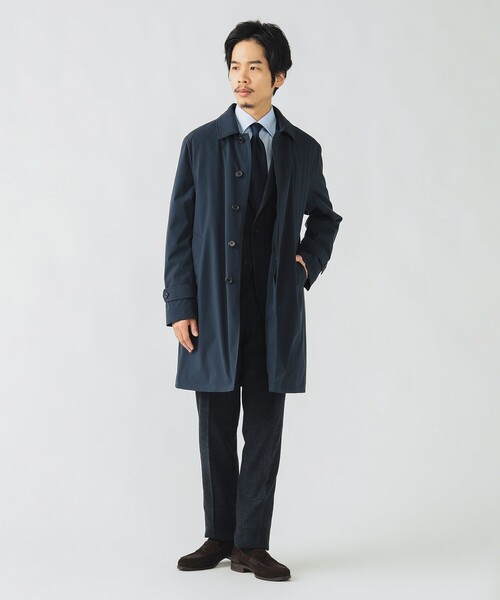 ★カズ★【BEAMS HEART】撥水ステンカラーコート キルティング内装 セール】強撥水 ステンカラーコート（ステンカラーコート）｜BEAMS