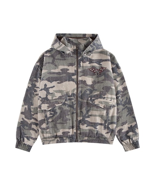 ジャケット・アウター supplier camouflage hooded blouson ジャケット｜Camouflage Hooded Blouson｜SUPPLIER