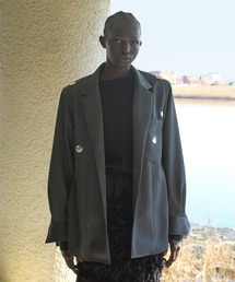 RUMCHE(VF)Dot Mirror Shirt Jacket / hbg~[VcWPbg(e[[hWPbg)
