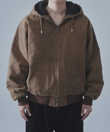 SLICK | 【SLICK/スリック】Pigment Dye Padding Zip Parka/ピグメントダイパディングジップパーカー/ セットアップ(その他アウター)